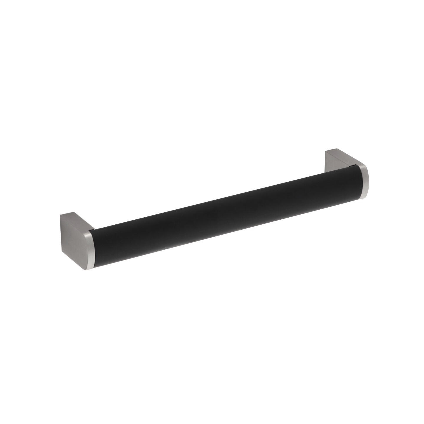 Poignée pour meubles en Acier inox et zamac Entraxe 160mm Nichel satiné - Gris / argent, Acier inoxydable