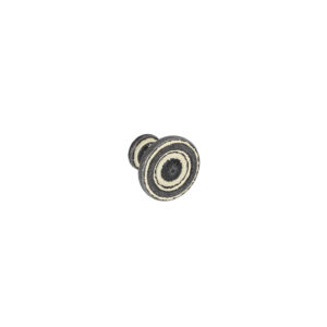 Bouton pour meubles en zamac Diamètre 25mm Ivoire rustique – Beige, Zamak