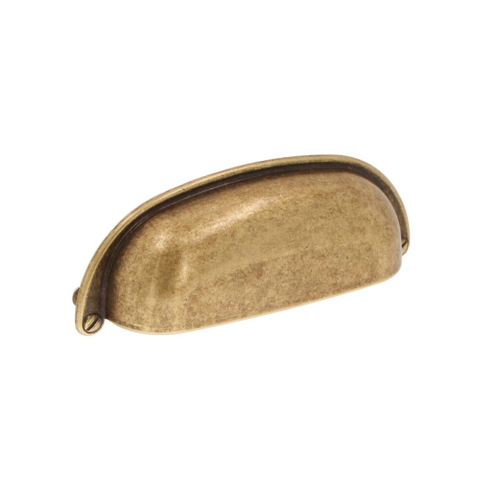 Poignée pour meubles en zamac Entraxe 96mm Florence antique Lot de 6 - Marron, Zamak