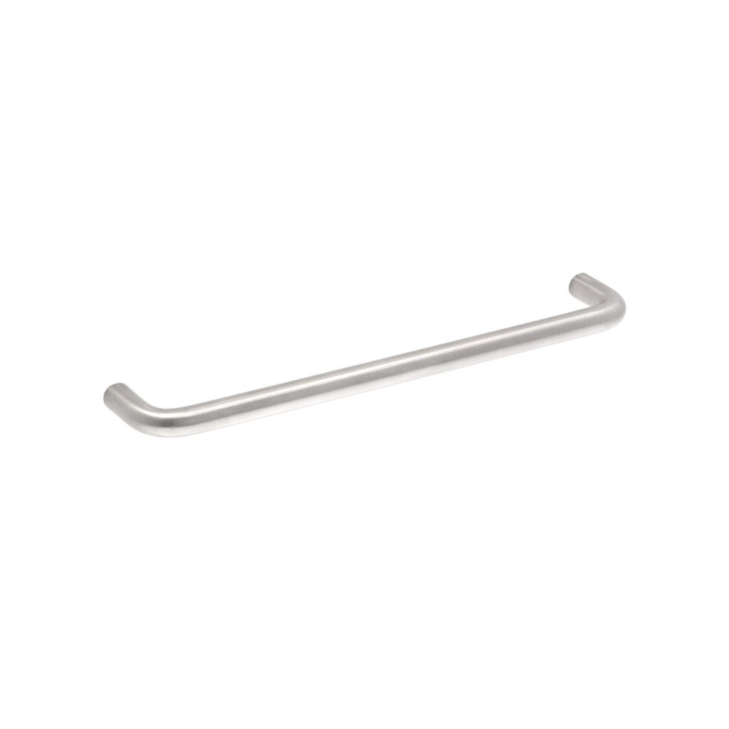 Poignée pour meubles en inox Entraxe 192mm finition inox satiné - Gris / argent, Acier inoxydable