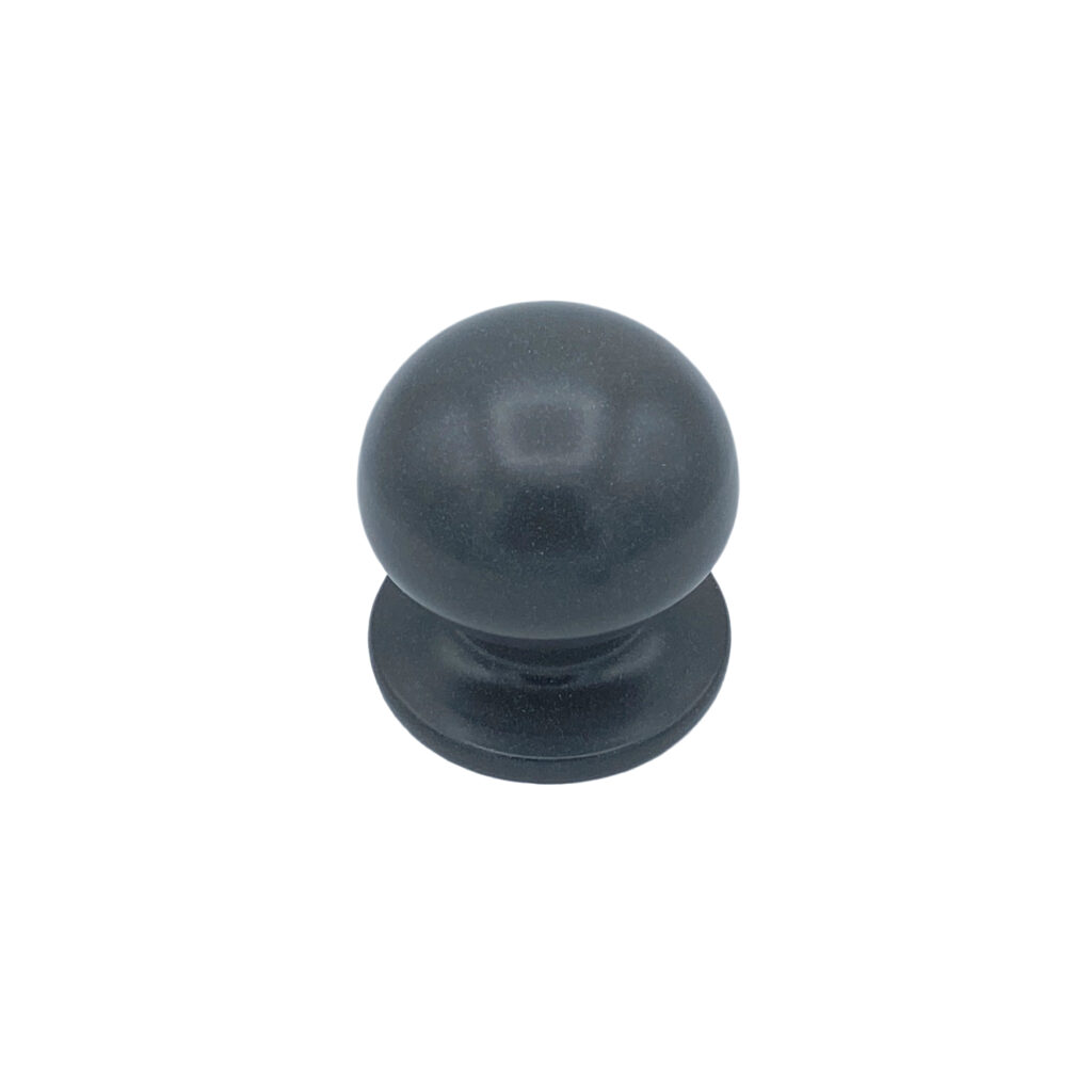 Bouton tirant de porte fixe Ø70 mm en aluminium GRIS ANTIQUE - breveté - Gris / argent