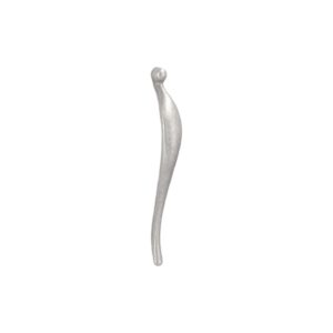Poignée pour meubles en zamac Entraxe 224mm Vieil argent rayé – Gris / argent, Zamak