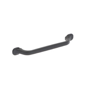 Poignée pour meubles en zamac Entraxe 128mm Vernis noir mat Lot de 6 – Zamak