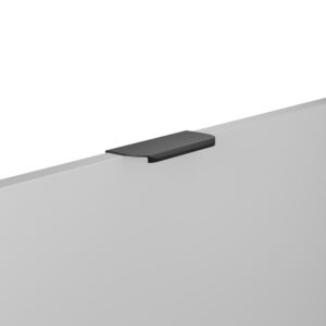 Poignée pour meubles en zamac Entraxe 64mm finition Vernis noir mat – Zamak