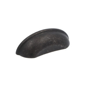 Poignée pour meubles en zamac Entraxe 64mm Fer noir vintage – Zamak