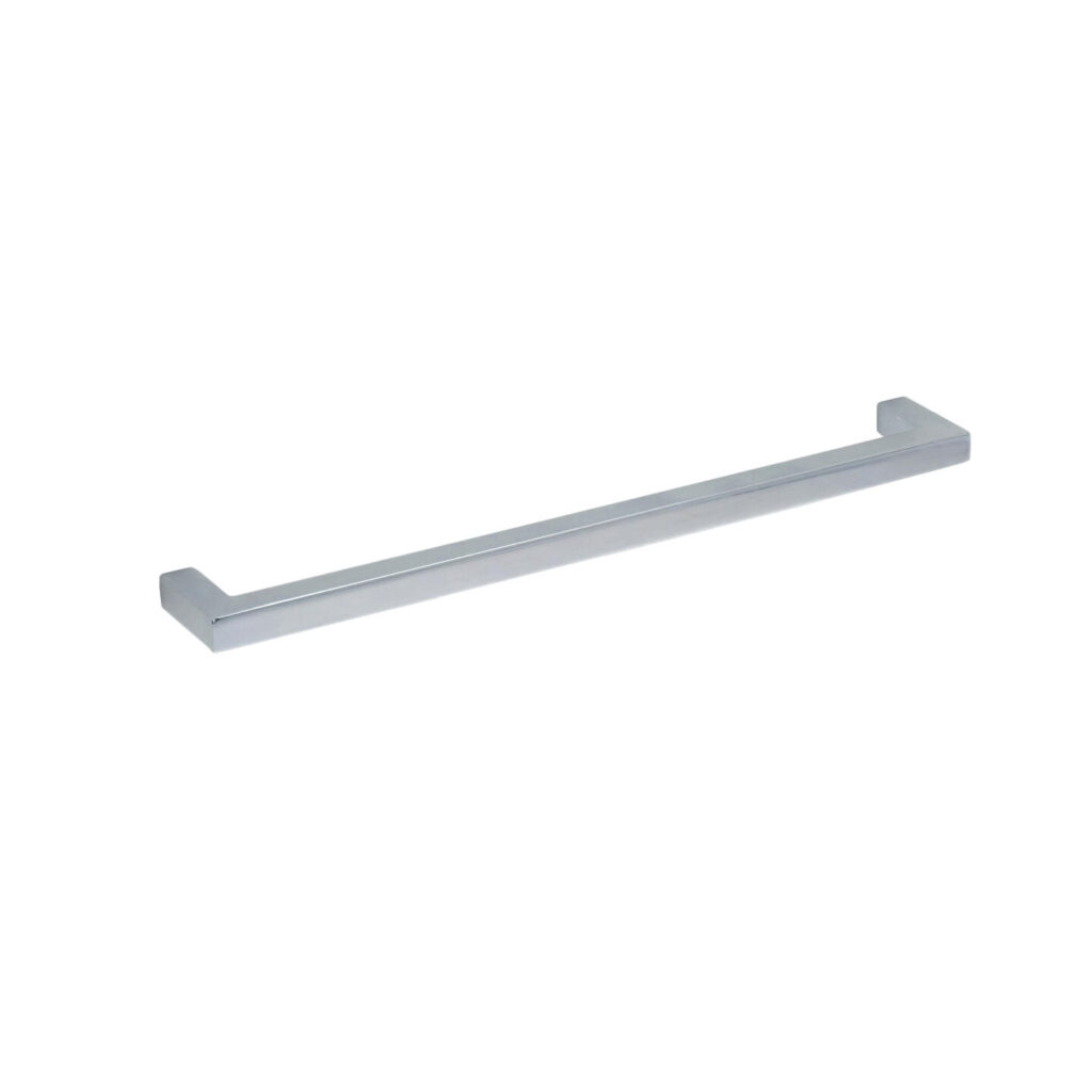 Poignée pour meubles en inox Entraxe 224mm finition chrome poli - Gris / argent, Acier inoxydable