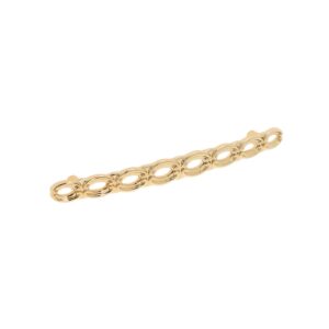Poignée pour meubles en zamac Entraxe 160mm plaqué or Lot de 6 – Jaune / doré, Zamak