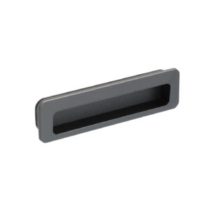 Poignée encastrées en zamac Entraxe 128mm Alucover graphite – Anthracite, Zamak