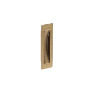 Poignée encastrée en zamac Entraxe 96mm Florence antique – Marron, Zamak
