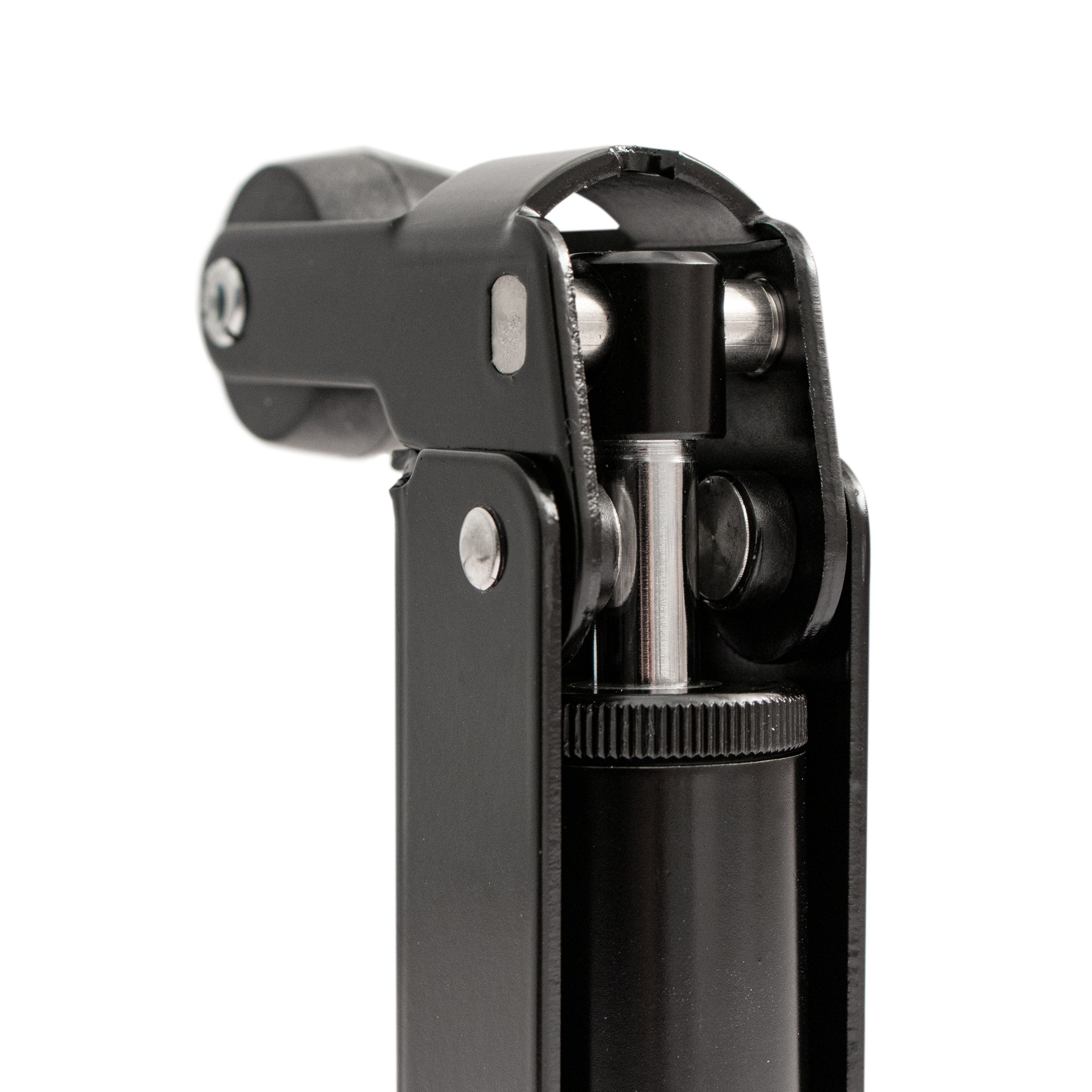 Frein de rétention force 60 N en aluminium anodisé noir pour porte jusqu’à 40 KG - imagine 2