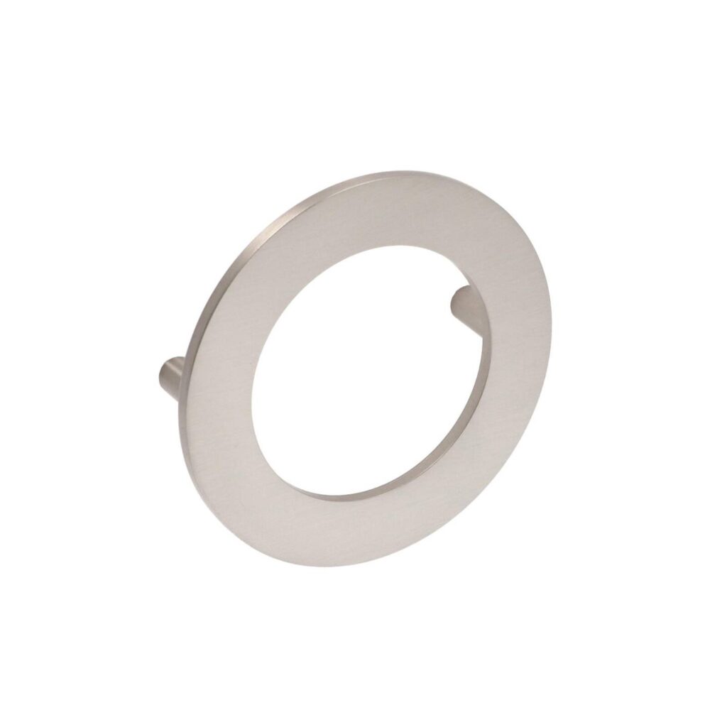 Poignée pour meubles en zamac Entraxe 80mm Nichel satiné Lot de 25 - Gris / argent, Zamak