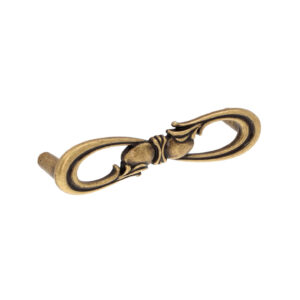 Poignée pour meubles en zamac Entraxe 96mm Florence antique Lot de 6 – Marron, Zamak