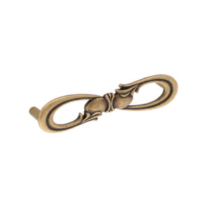 Poignée pour meubles en zamac Entraxe 128mm Florence antique Lot de 6 – Marron, Zamak