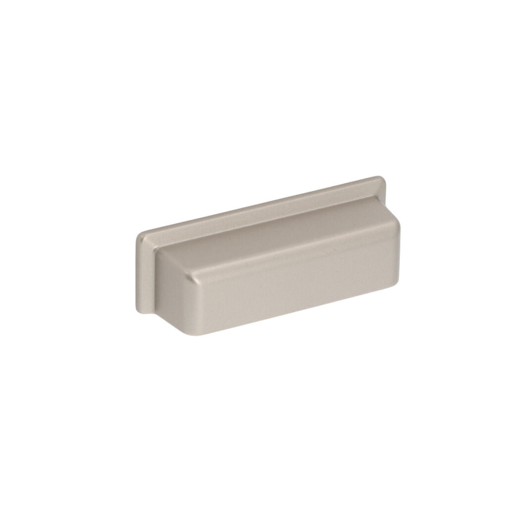 Poignée pour meubles en zamac Entraxe 64mm Alucover platine - Gris / argent, Zamak