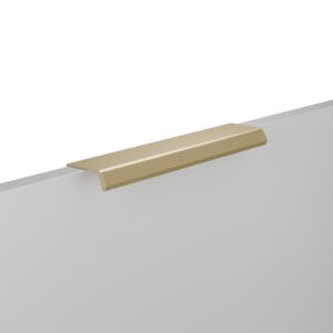 Poignée pour meubles en zamac Entraxe 160mm finition Laiton Galver – Jaune / doré, Zamak