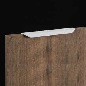 Poignée de meuble profil en aluminium Entraxe 97x11.55x40mm Blanc Mat