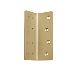 Cale support en acier pour crochet standard, pour porte coulissante, finition Or - Jaune / doré, Acier inoxydable
