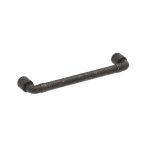 Poignée pour meubles en zamac Entraxe 128mm Fer noir vintage Lot de 25 – Zamak