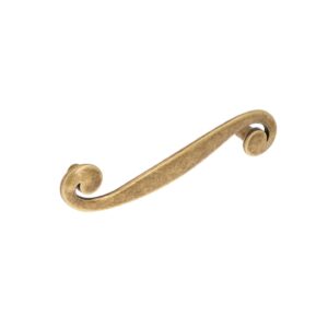 Poignée pour meubles en zamac Entraxe 96mm Florence antique Lot de 6 – Marron, Zamak