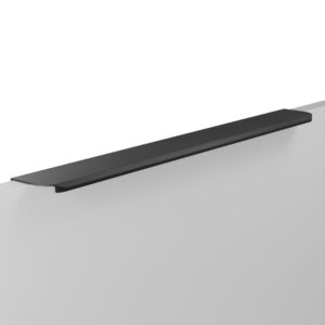 Poignée pour meubles en zamac Entraxe 160mm finition Vernis noir mat – Zamak