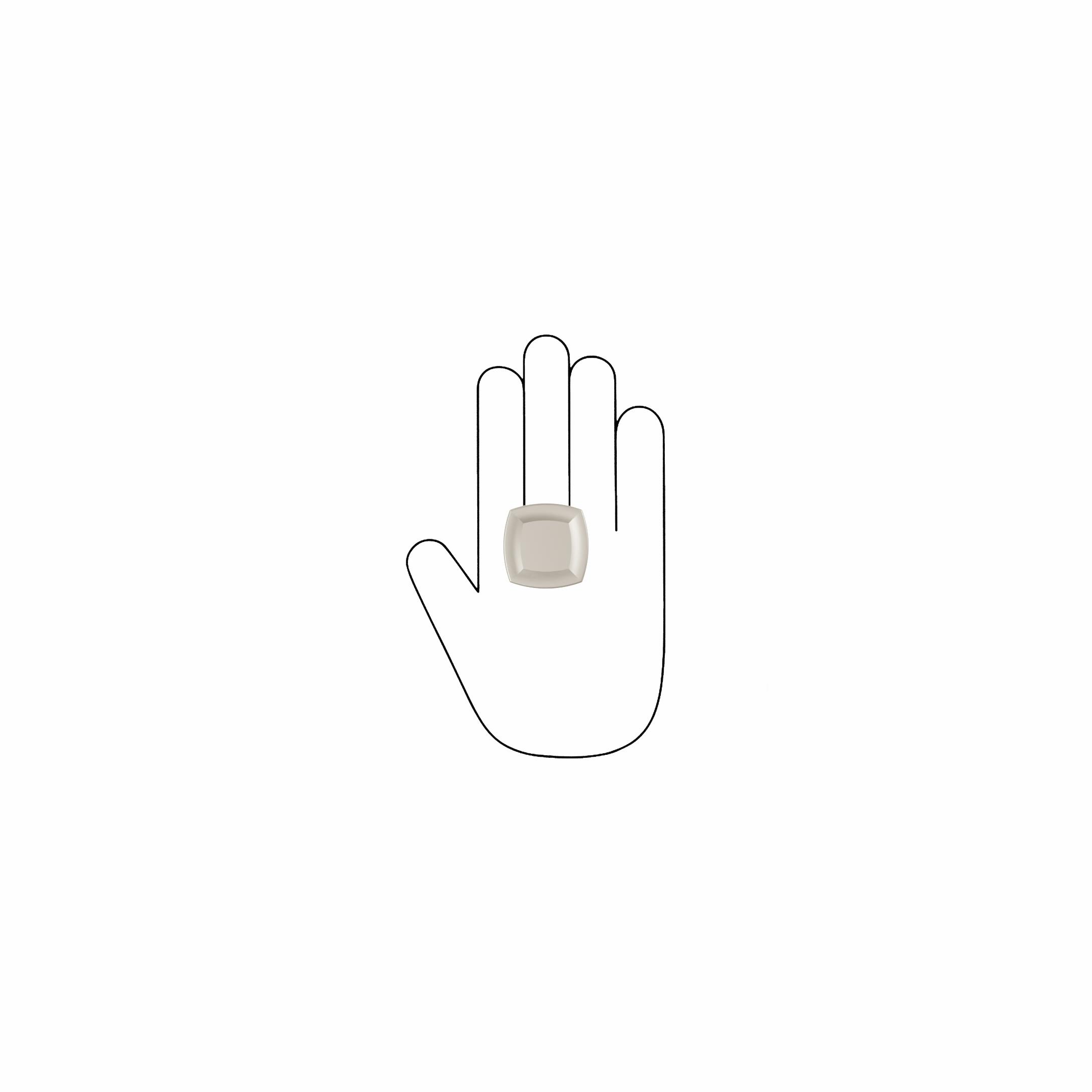 Bouton pour meuble en zamac Diamètre 30mm finition nickel galvanisé - Gris / argent, Zamak - Image 4