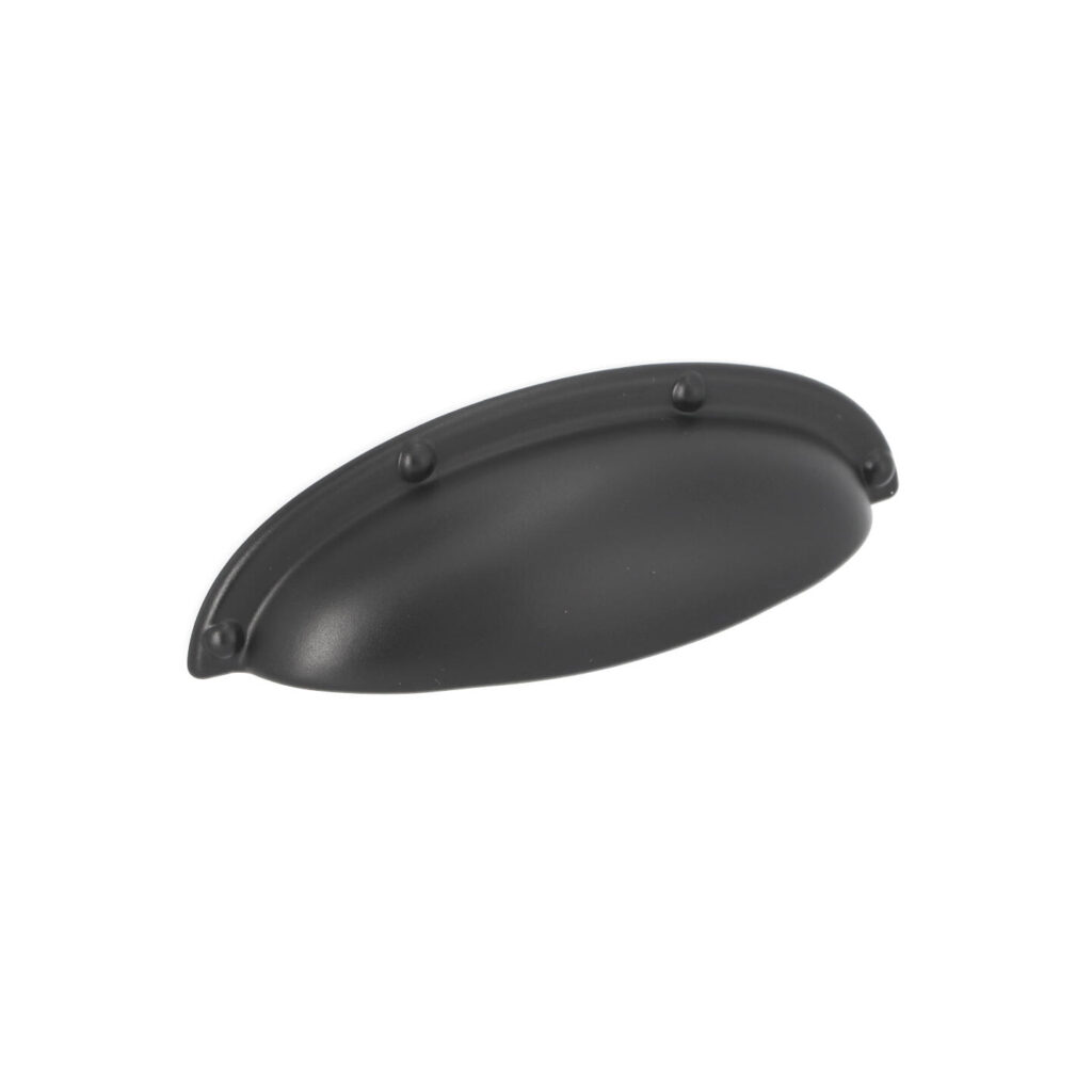 Poignée pour meubles en zamac Entraxe 64mm Vernis noir mat - Zamak