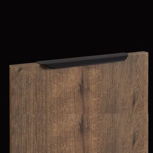 Poignée de meuble profil en aluminium Entraxe 97x1155x40mm Noir Mat Lot de 25