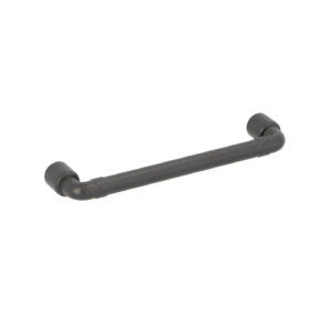 Poignée pour meubles en zamac Entraxe 128mm Vernis noir mat Lot de 25 – Zamak