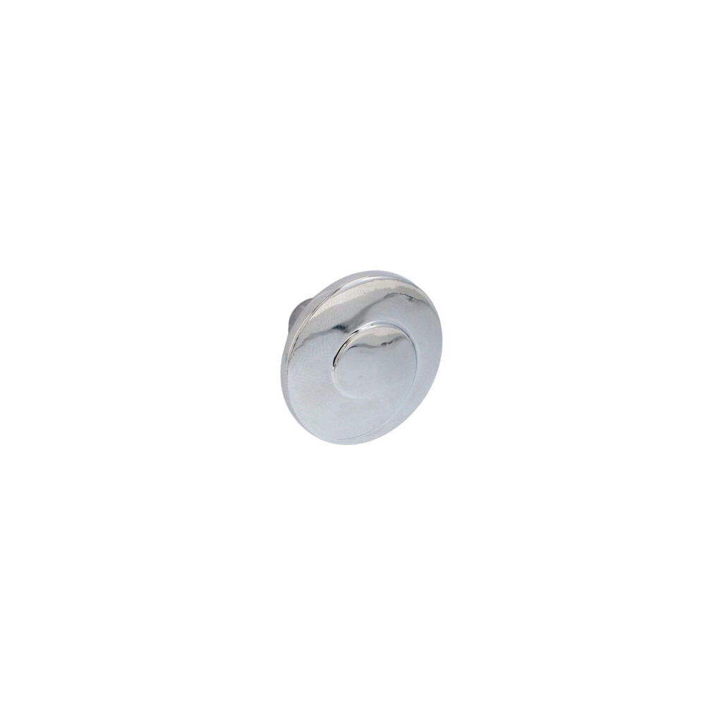 Bouton pour meubles en zamac Diamètre 30mm chrome poli Lot de 25 - Gris / argent, Zamak