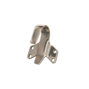 Crochet plat Aluminium Inox AISI 304 SST - Gris / argent, Acier inoxydable