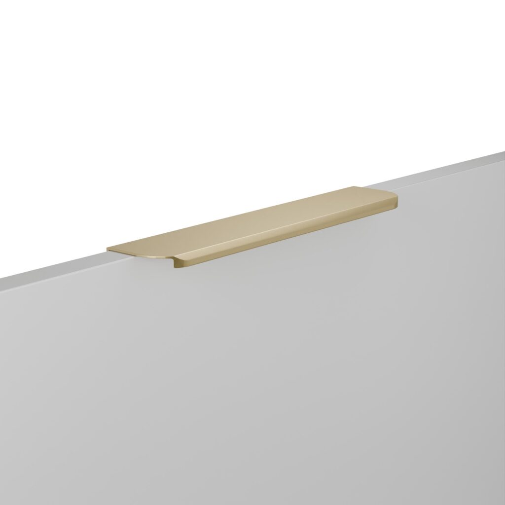 Poignée pour meubles en zamac Entraxe 160mm finition Laiton Galver - Jaune / doré, Zamak