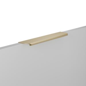 Poignée pour meubles en zamac Entraxe 160mm finition Laiton Galver – Jaune / doré, Zamak