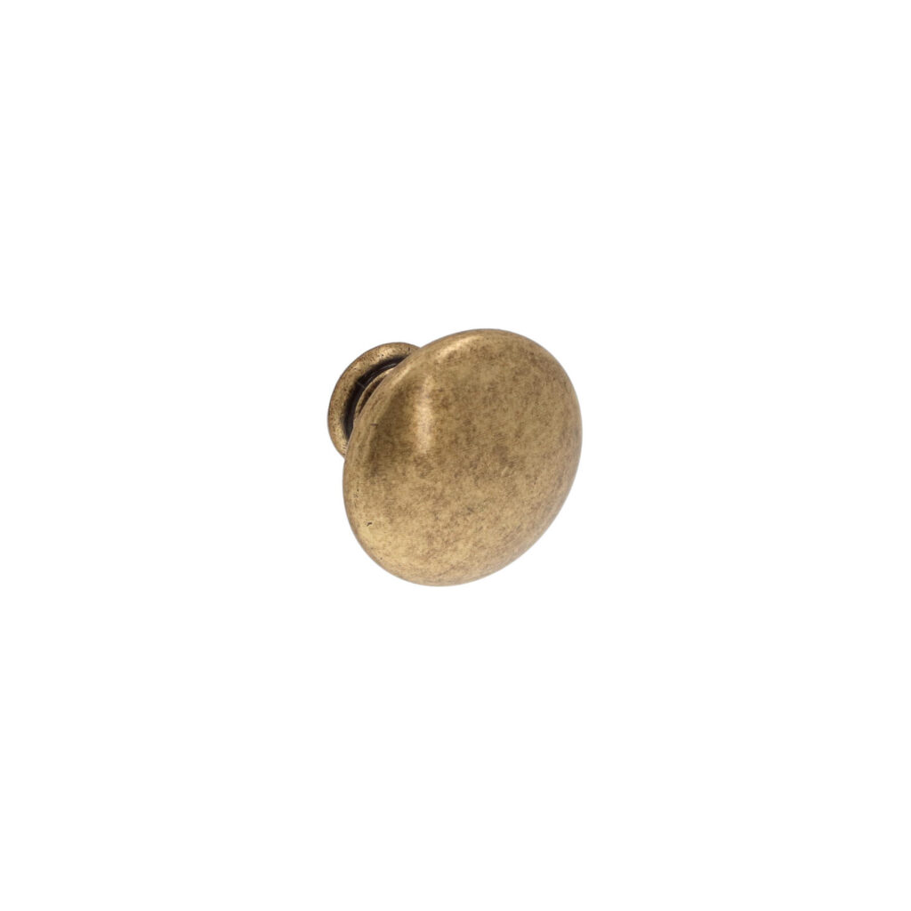 Bouton pour meubles en zamac Diamètre 35mm Florence antique - Marron, Zamak