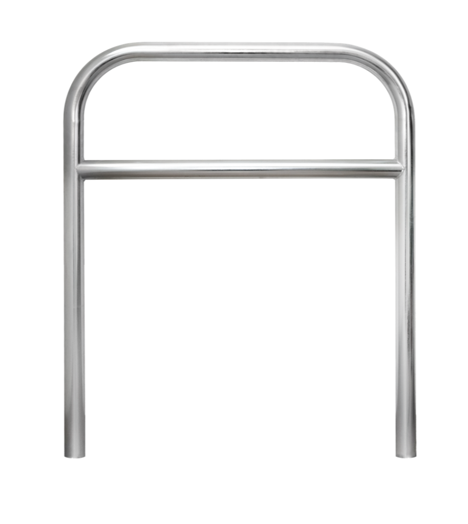 Support de vélos tubulaire avec barre transversale fixation a sceller Lot de 18 pièces. - Gris / argent, Acier
