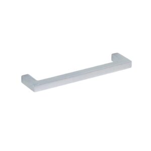 Poignée pour meubles en inox Entraxe 128mm finition chrome poli – Gris / argent, Acier inoxydable