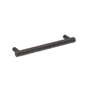 Poignée pour meubles en zamac Entraxe 128mm Fer noir vintage Lot de 25 – Zamak