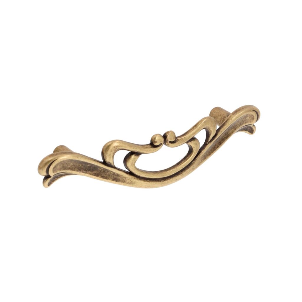 Poignée pour meubles en zamac Entraxe 96mm Florence antique Lot de 6 - Marron, Zamak