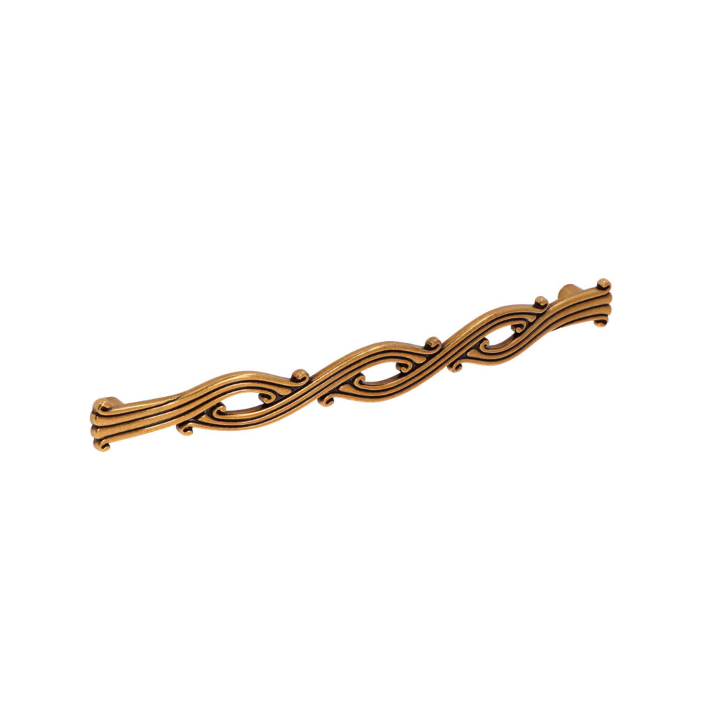Poignée pour meubles en zamac Entraxe 192mm orvale - Orange / cuivré, Zamak