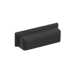 Poignée pour meubles en zamac Entraxe 64mm Vernis noir mat – Zamak