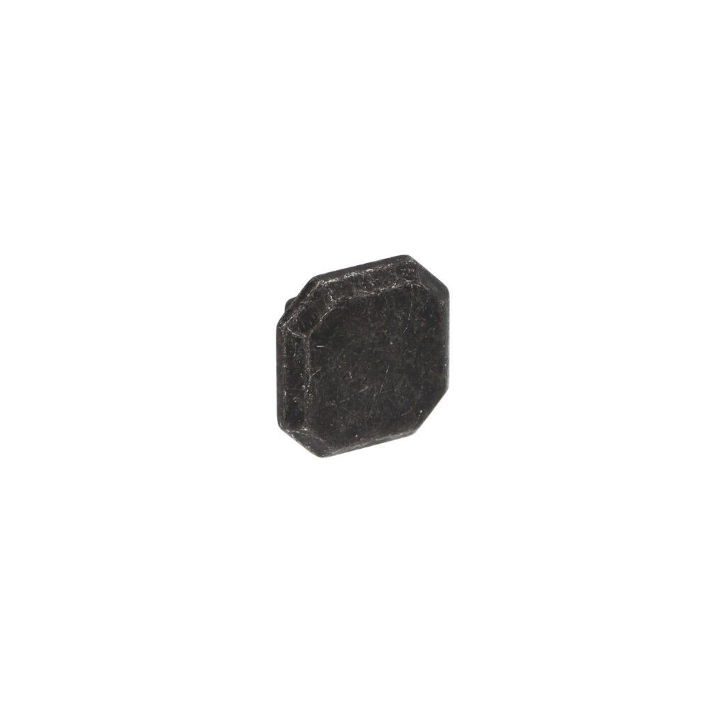 Bouton pour meubles en zamac Diamètre 32mm x 23 Fer noir vintage Lot de 6 - Zamak