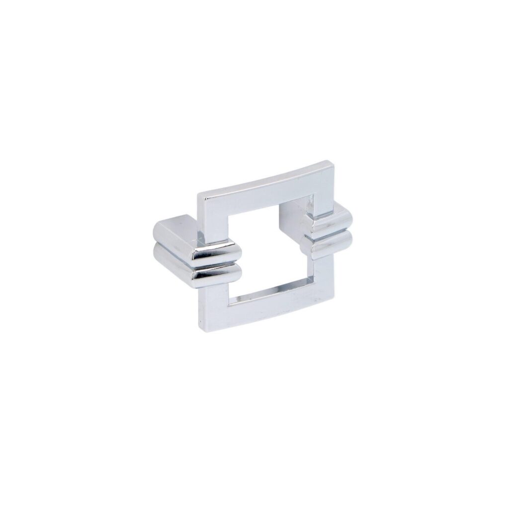 Bouton pour meubles en zamac Entraxe 32mm chrome poli - Gris / argent, Zamak