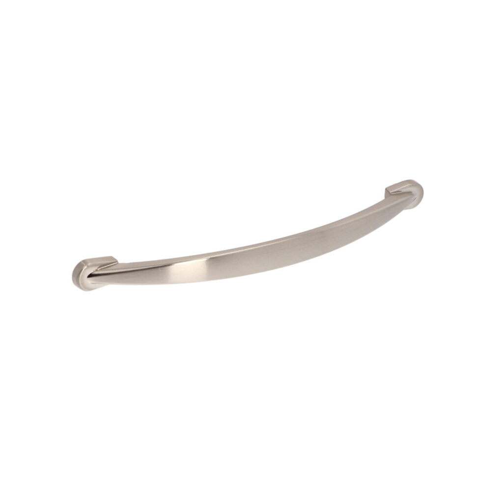 Poignée pour meubles en zamac Entraxe 160mm Nichel satiné - Gris / argent, Zamak