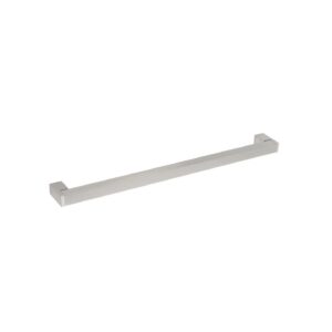 Poignée pour meubles en Acier inox et zamac Entraxe 320mm Nichel satiné - Gris / argent, Acier inoxydable