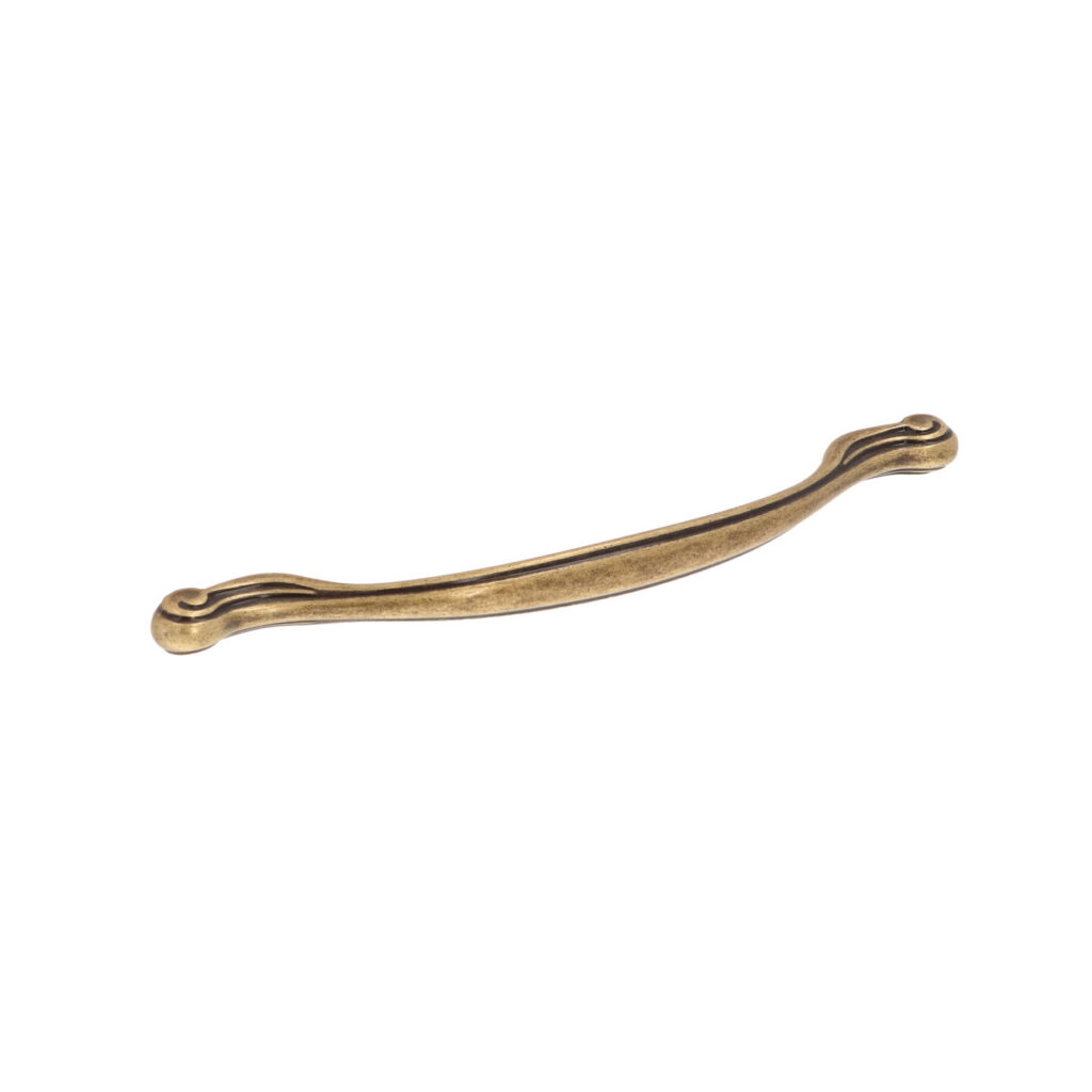 Poignée pour meubles en zamac Entraxe 160mm Florence antique Lot de 6 - Marron, Zamak