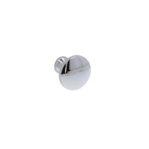 Bouton pour meubles en zamac Diamètre 28mm chrome poli - Gris / argent, Zamak