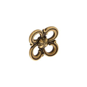 Bouton pour meubles en zamac Diamètre 45mm x 21 Florence antique – Marron, Zamak