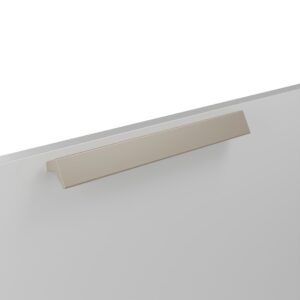 Poignée pour meubles en zamac Entraxe 192mm finition nickel galvanisé – Gris / argent, Zamak