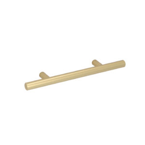 Poignée pour meubles en Acier inox Entraxe 96mm finition Galver velo en laiton – Jaune / doré, Acier inoxydable