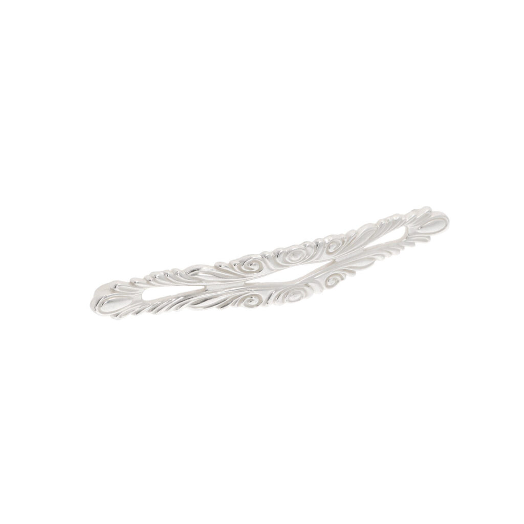Poignée pour meubles en zamac Entraxe 160mm Venise argenté Lot de 25 - Gris / argent, Zamak