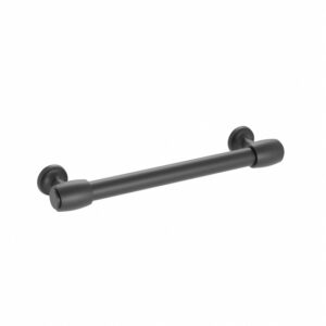 Poignée pour meubles en zamac Entraxe 160mm Varnish black matt – Noir, Zamak